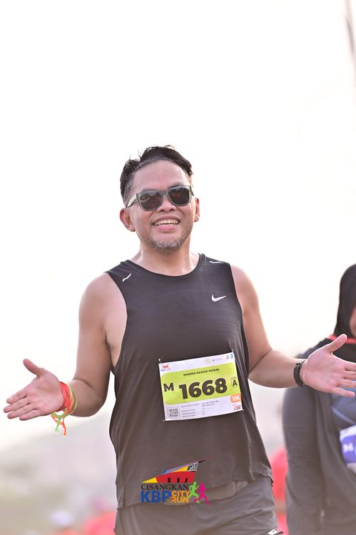 Race photo from CISANGKAN KBP CITY RUN 2025