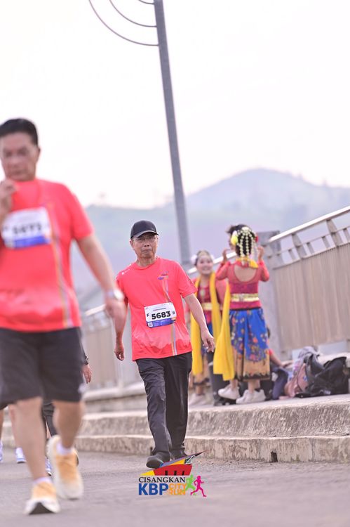 Race photo from CISANGKAN KBP CITY RUN 2025