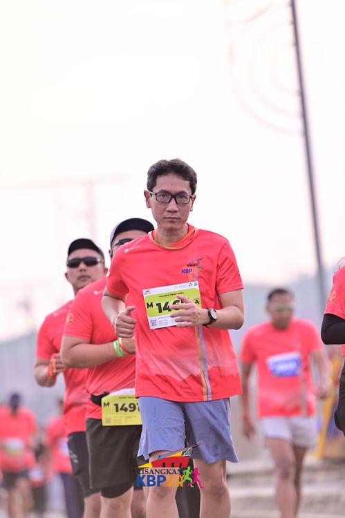 Race photo from CISANGKAN KBP CITY RUN 2025