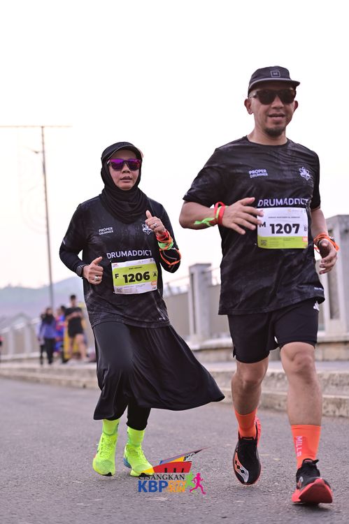 Race photo from CISANGKAN KBP CITY RUN 2025