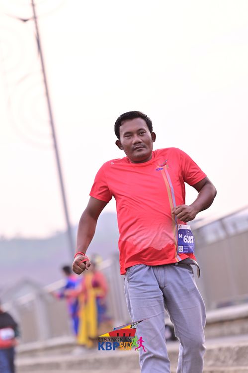 Race photo from CISANGKAN KBP CITY RUN 2025