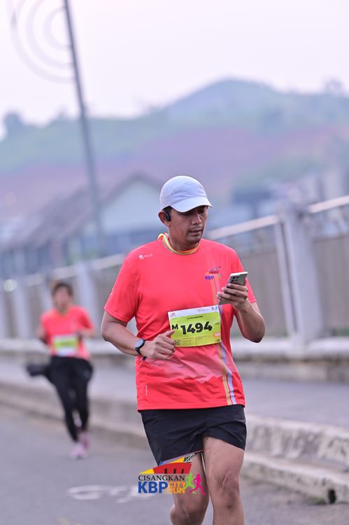 Race photo from CISANGKAN KBP CITY RUN 2025