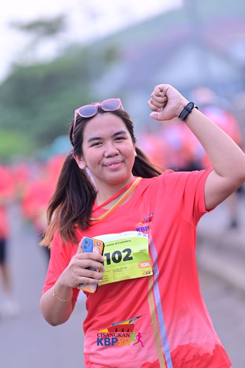 Race photo from CISANGKAN KBP CITY RUN 2025