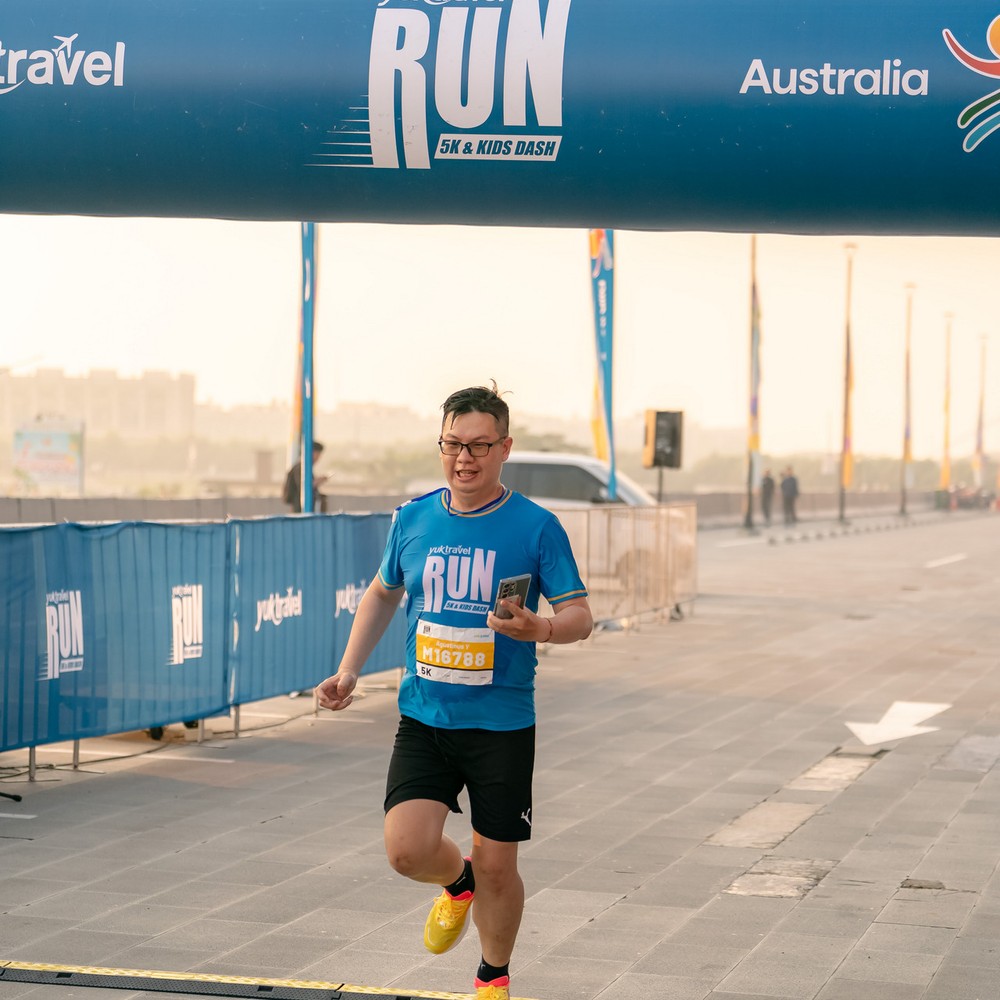 Race photo from YUK TRAVEL RUN