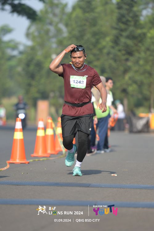 Race photo from BAF LIONS RUN 2024