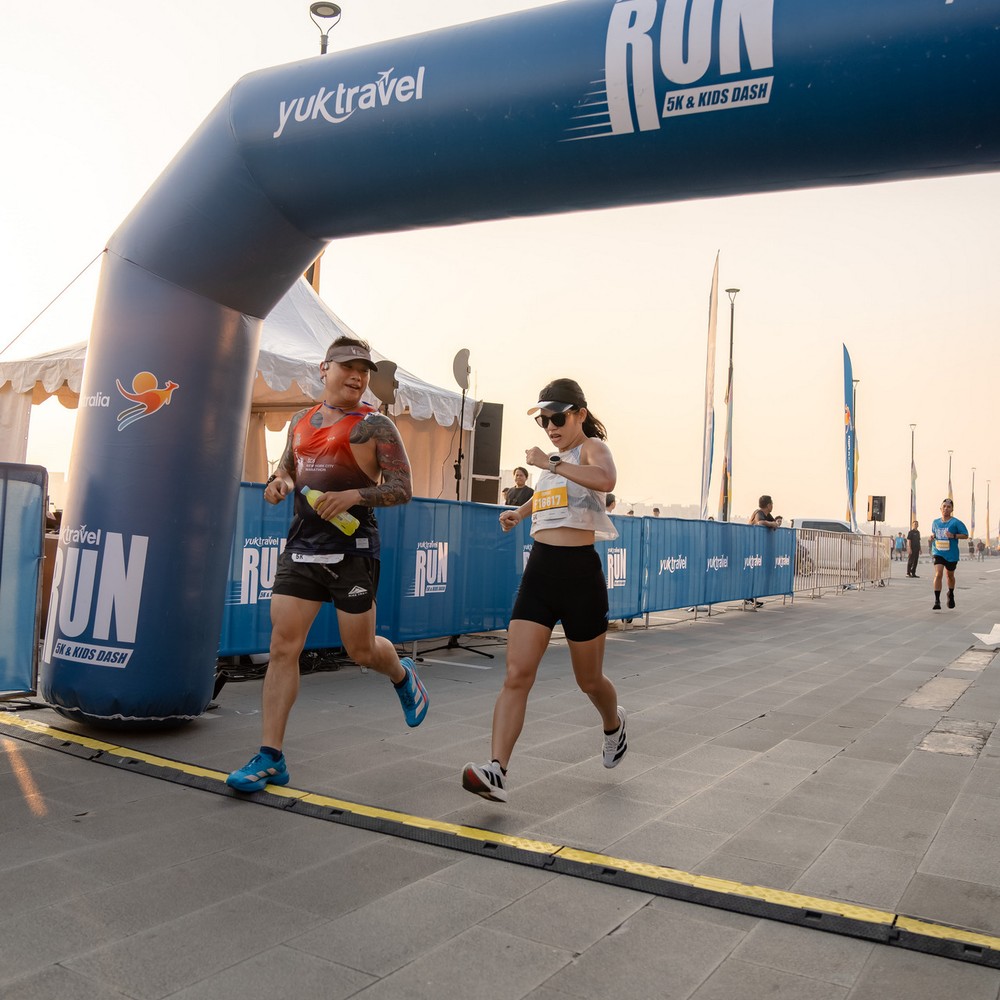Race photo from YUK TRAVEL RUN