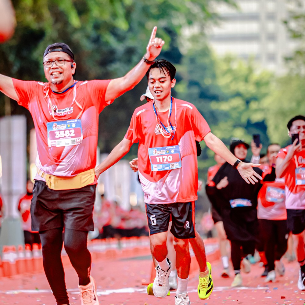 Race photo from SMARTFREN RUN 2026
