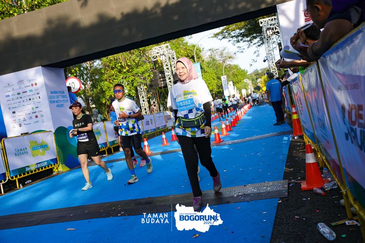 Race photo from Taman Budaya x BOGORUN 2025