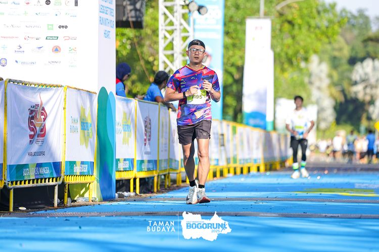 Race photo from Taman Budaya x BOGORUN 2025