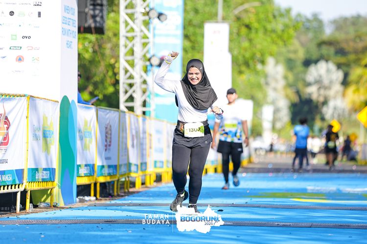 Race photo from Taman Budaya x BOGORUN 2025