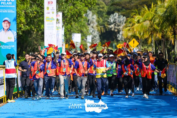 Race photo from Taman Budaya x BOGORUN 2025