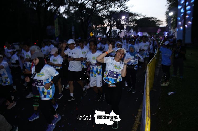 Race photo from Taman Budaya x BOGORUN 2025