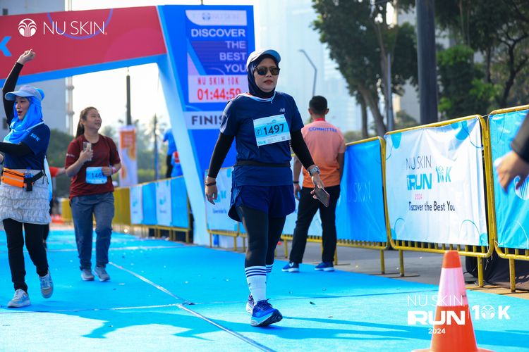 Race photo from Nu Skin Run 10K