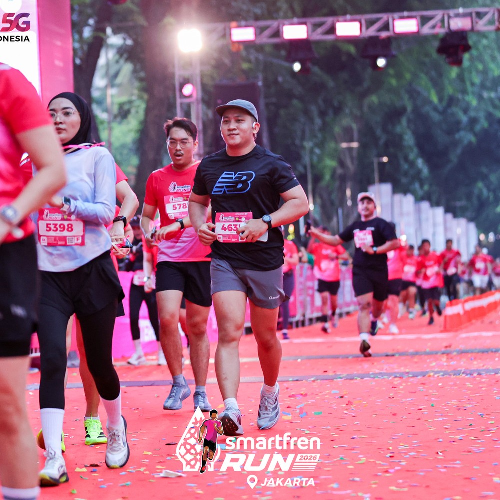 Race photo from SMARTFREN RUN 2026