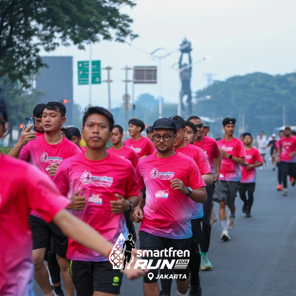 Race photo from SMARTFREN RUN 2026 VIBES