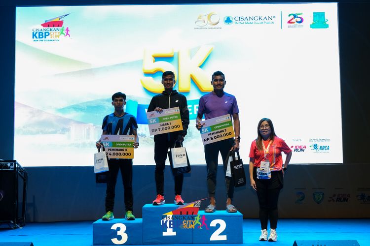 Race photo from CISANGKAN KBP CITY RUN 2025