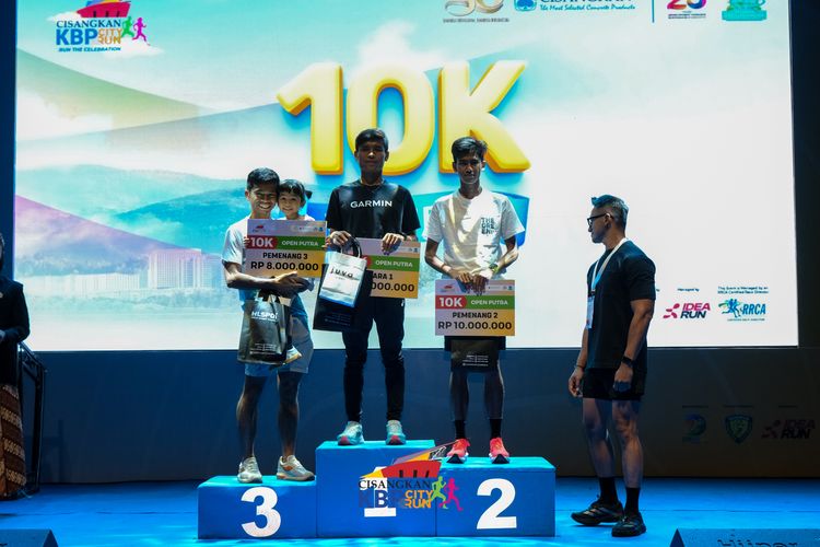 Race photo from CISANGKAN KBP CITY RUN 2025