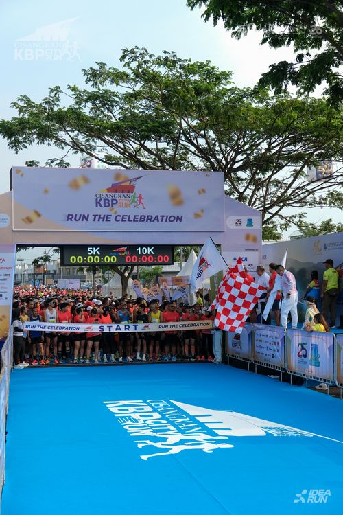 Race photo from CISANGKAN KBP CITY RUN 2025