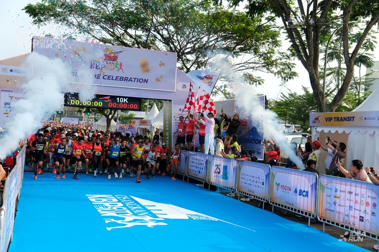 Race photo from CISANGKAN KBP CITY RUN 2025