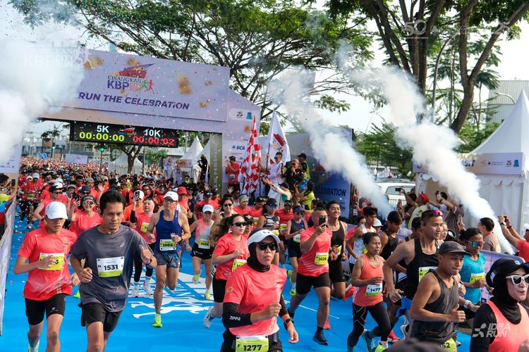 Race photo from CISANGKAN KBP CITY RUN 2025