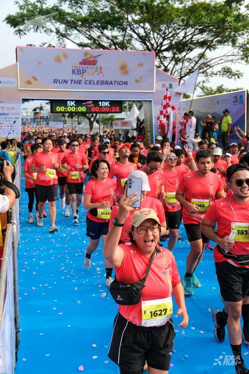 Race photo from CISANGKAN KBP CITY RUN 2025