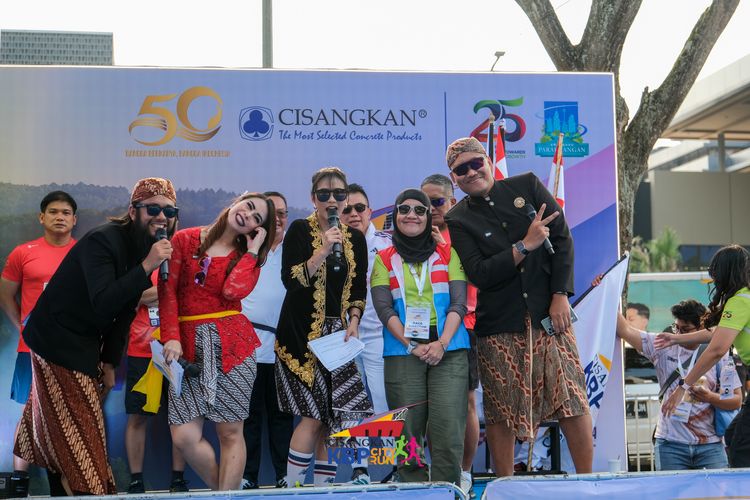 Race photo from CISANGKAN KBP CITY RUN 2025