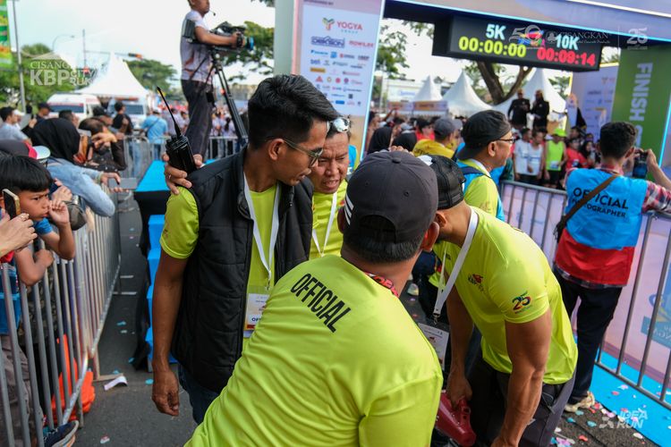 Race photo from CISANGKAN KBP CITY RUN 2025