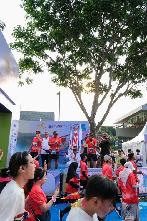 Race photo from CISANGKAN KBP CITY RUN 2025