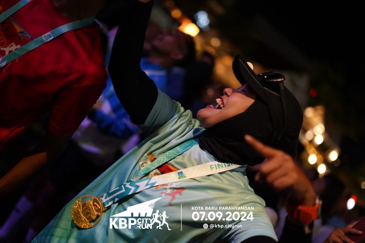 Race photo from KBP City Run 2024