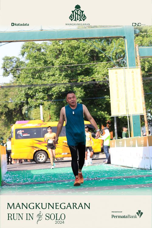 Race photo from Mangkunegaran Run 2024