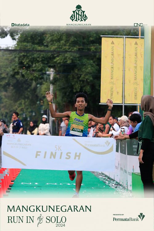 Race photo from Mangkunegaran Run 2024