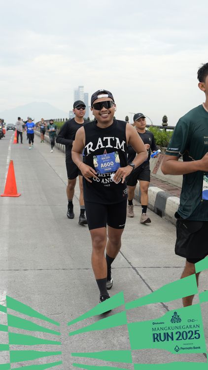Race photo from Mangkunegaran Run 2025