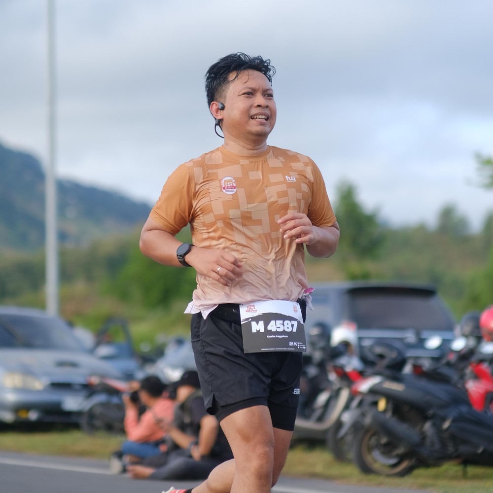 Race photo from KEDIRI HALF MARATHON 2026