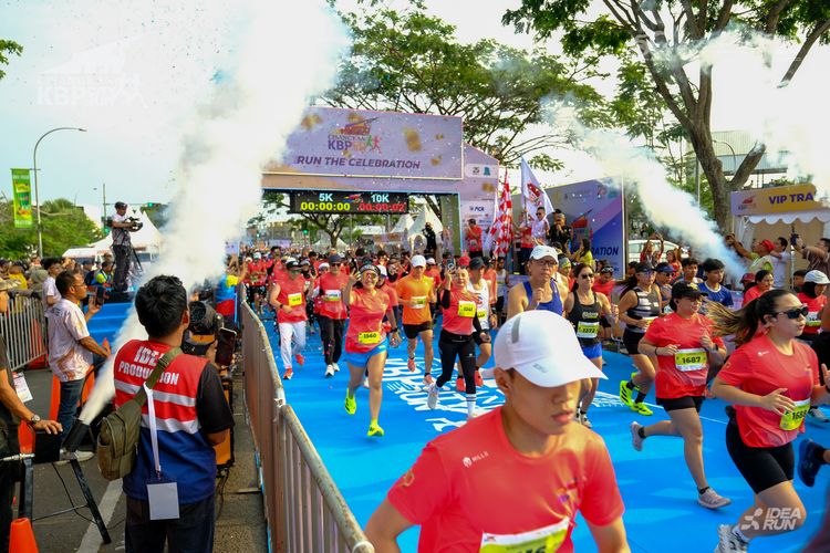 Race photo from CISANGKAN KBP CITY RUN 2025