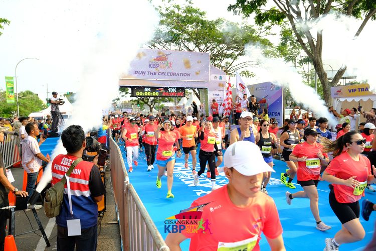 Race photo from CISANGKAN KBP CITY RUN 2025