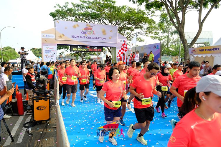 Race photo from CISANGKAN KBP CITY RUN 2025