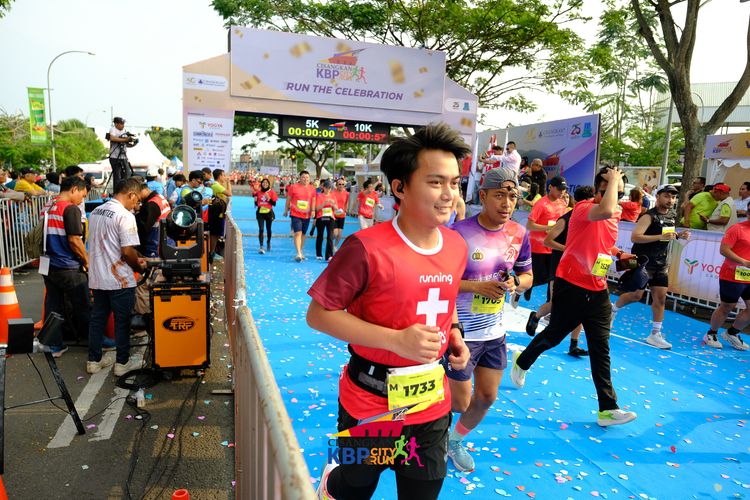 Race photo from CISANGKAN KBP CITY RUN 2025