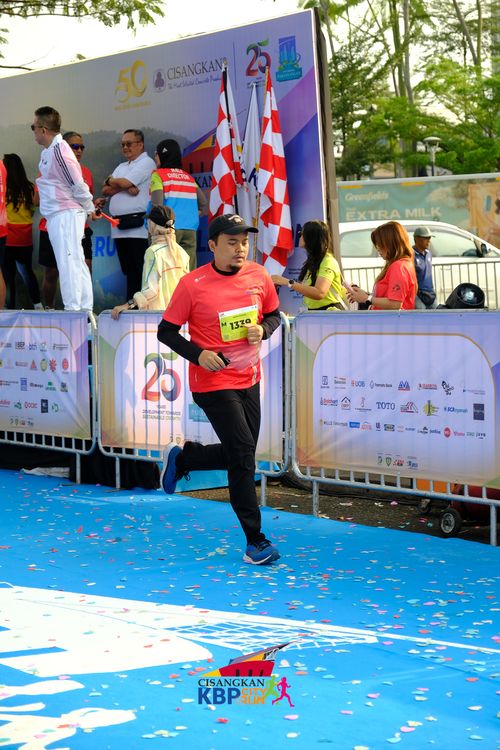 Race photo from CISANGKAN KBP CITY RUN 2025