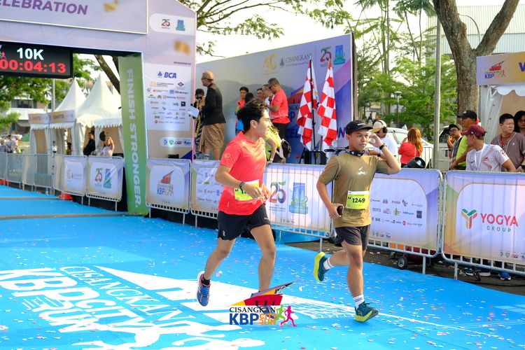 Race photo from CISANGKAN KBP CITY RUN 2025