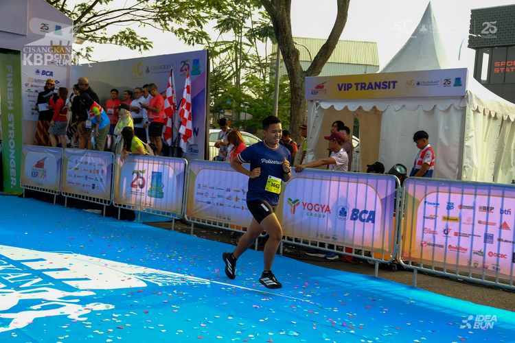 Race photo from CISANGKAN KBP CITY RUN 2025