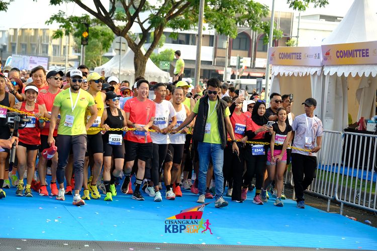 Race photo from CISANGKAN KBP CITY RUN 2025