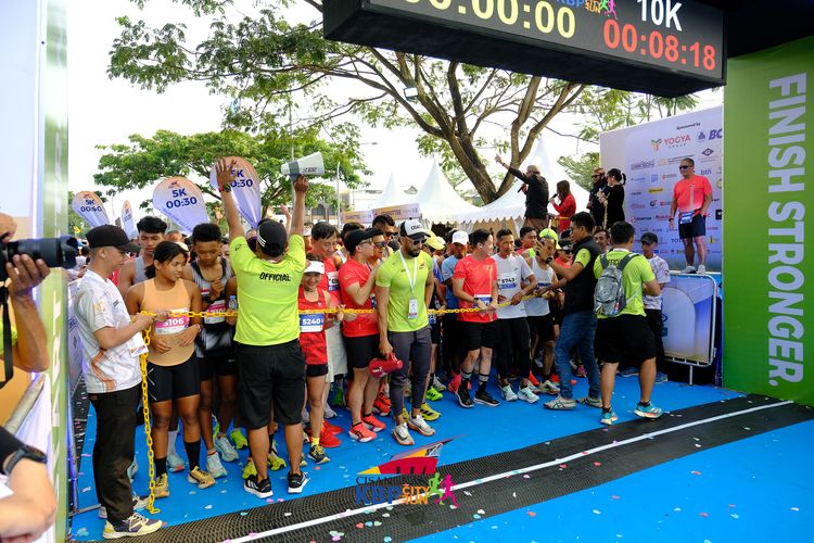 Race photo from CISANGKAN KBP CITY RUN 2025
