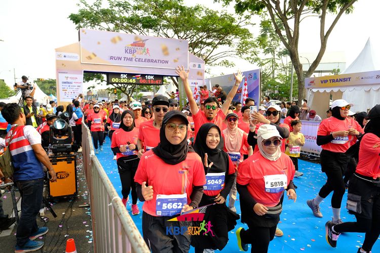 Race photo from CISANGKAN KBP CITY RUN 2025