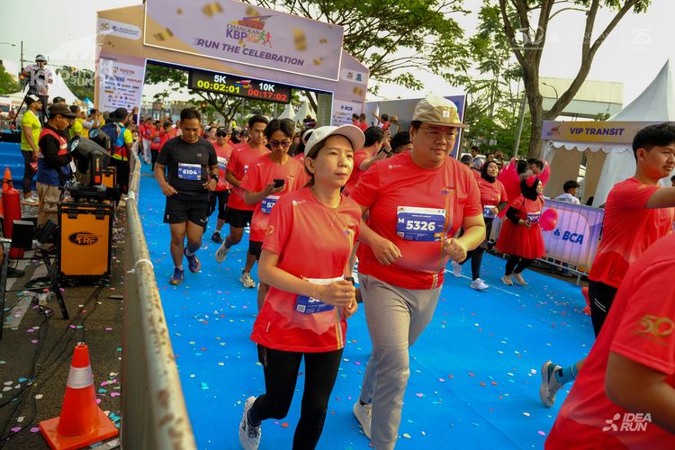 Race photo from CISANGKAN KBP CITY RUN 2025