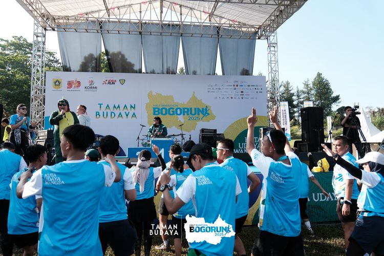 Race photo from Taman Budaya x BOGORUN 2025