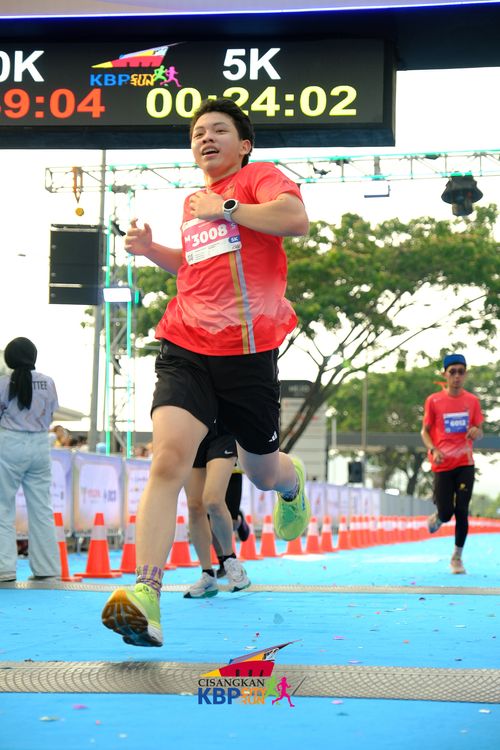Race photo from CISANGKAN KBP CITY RUN 2025