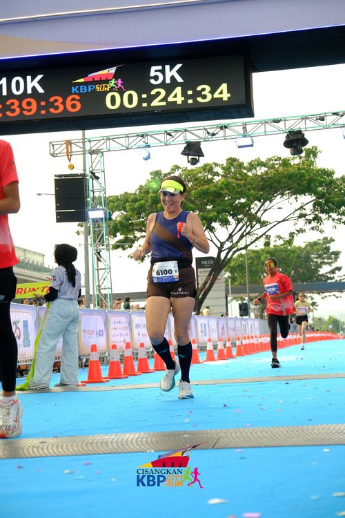 Race photo from CISANGKAN KBP CITY RUN 2025