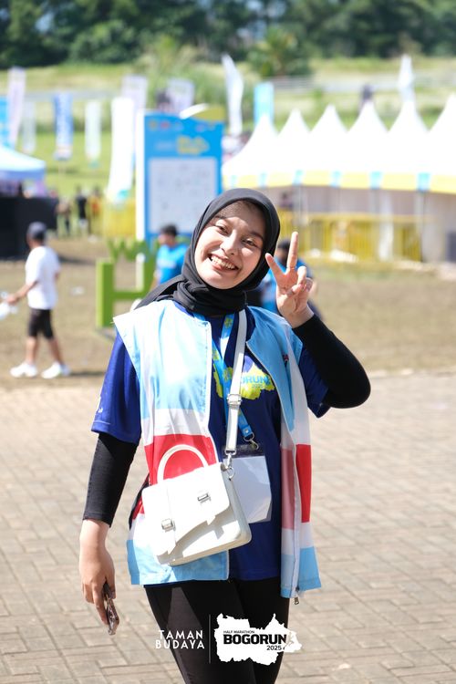 Race photo from Taman Budaya x BOGORUN 2025