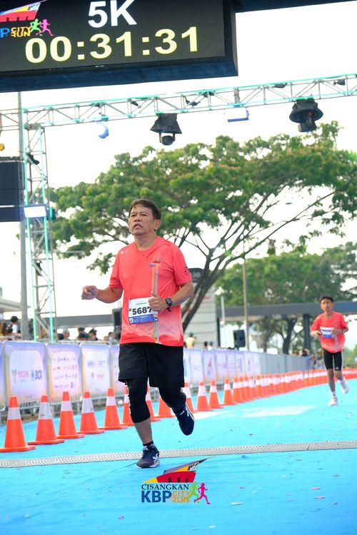 Race photo from CISANGKAN KBP CITY RUN 2025
