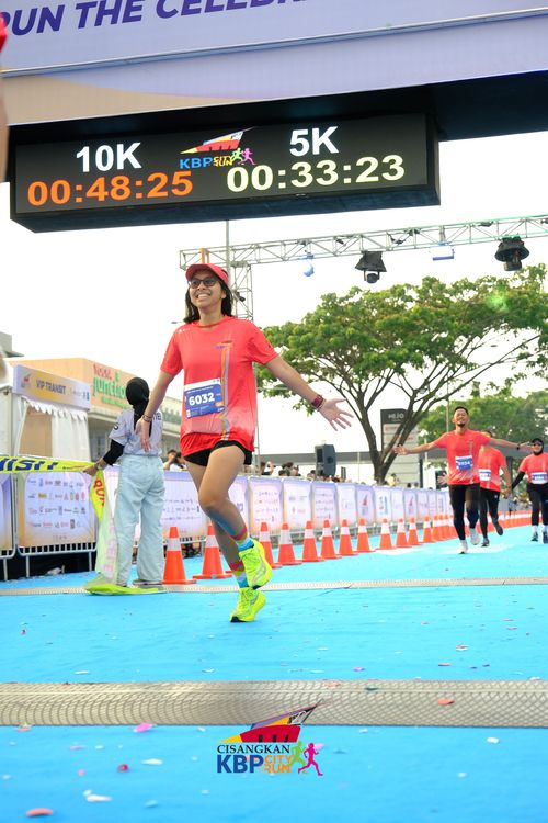 Race photo from CISANGKAN KBP CITY RUN 2025